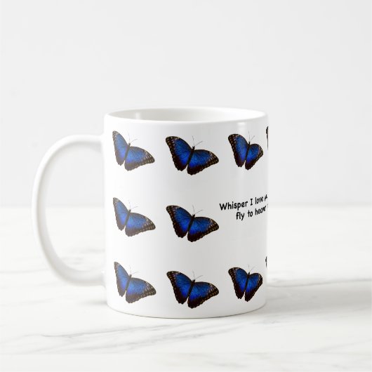 Whisper Butterfly Koffiemok (Links)