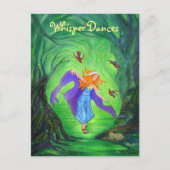 Whisper Dances briefkaart beroemd gemaakt door Mik (Voorkant)