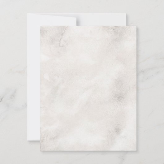 Whisper en Blush Weddenschap Bedankkaart (Achterkant)