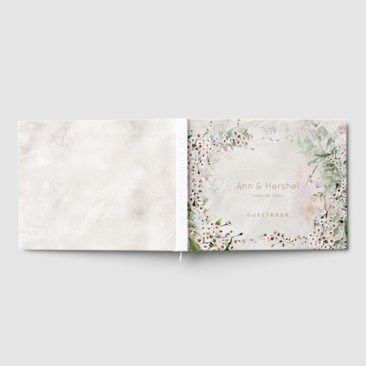 Whisper en Blush Weddenschap Gastenboek (Volledig)