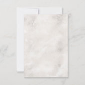 Whisper en Blush Wedding Save the Date Kaart (Achterkant)