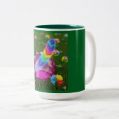 Whisper Feather Mug Tweekleurige Koffiemok (Voorkant rechts)