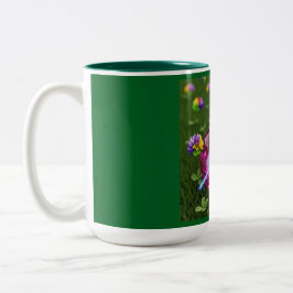 Whisper Feather Mug Tweekleurige Koffiemok