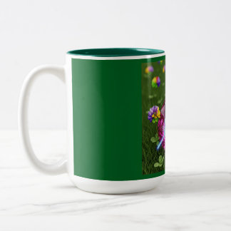 Whisper Feather Mug Tweekleurige Koffiemok