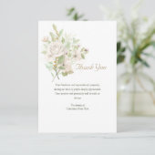 Whisper Floral Bedankt voor je sympathiekkaart (Staand voorkant)