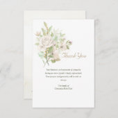 Whisper Floral Bedankt voor je sympathiekkaart (Voorkant / Achterkant)