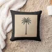 Whisper Fountains Black Palm Kussen (Deken)