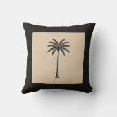 Whisper Fountains Black Palm Kussen (Achterkant)