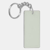 Whisper Green Solid Color Sleutelhanger (Voorkant Links)