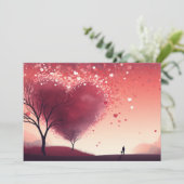 Whisper Love: Schrijf je brief - Valentijn Kaart (Staand voorkant)