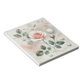 Whisper of a Roos - Een dromerige Waterverf Elegan Notitieblok (Schuin)