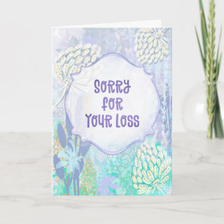 Whisper of Flowers – Sympathy Card Soft Pastels Kaart