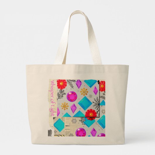 Whisper of Light Gem Canvas Tas (Achterkant)