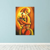 “Whisper of Love – A Story Told in Silence” Canvas Afdruk (Insitu (Houten vloer))