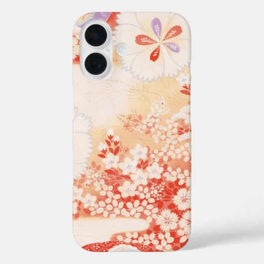 Whisper of Sakura: Japans textielontwerp Case-Mate iPhone Case (Achterkant)