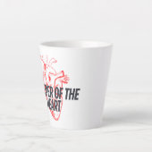 Whisper of the Heart beroemd gemaakt door Elegant  Latte Mok (Voorkant)