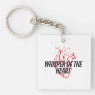 Whisper of the Heart beroemd gemaakt door Elegant  Sleutelhanger