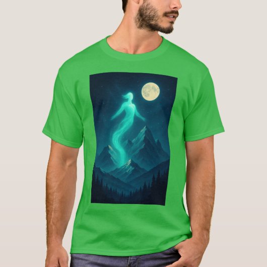 Whisper of the Peaks WildWakeDesigns funny T-shirt (Voorkant)