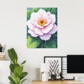 Whisper Pink Poster (Thuiskantoor)