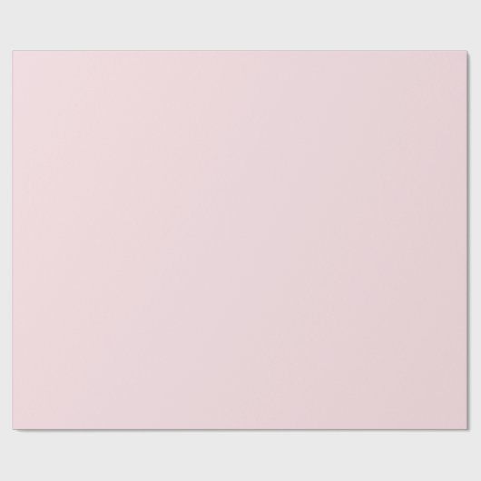 Whisper Pink Solid Color Wrapping Papier (Vlak)