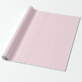 Whisper Pink Solid Color Wrapping Papier (Uitgerold)