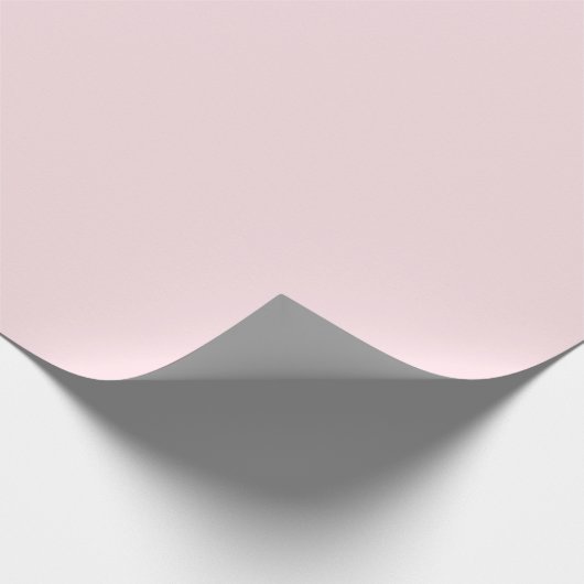 Whisper Pink Solid Color Wrapping Papier (Hoek)