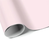 Whisper Pink Solid Color Wrapping Papier (Rol Hoek)