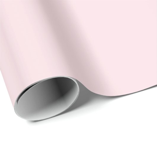 Whisper Pink Solid Color Wrapping Papier (Rol Hoek)