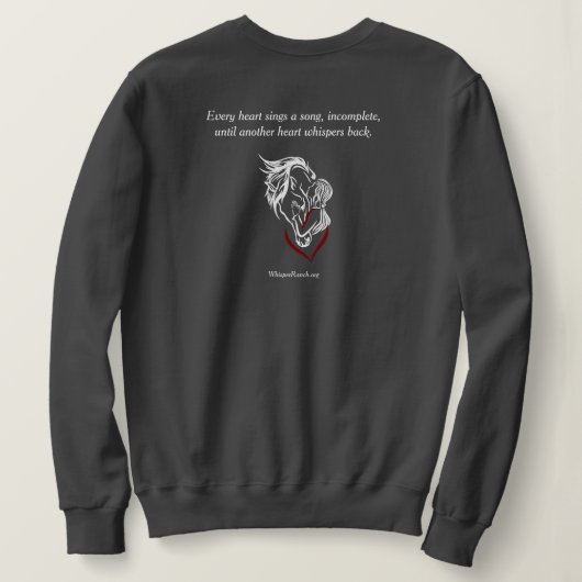 Whisper Ranch Women's Sweatshirt (Design achterkant)
