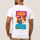 Whisper to My Soul Koreaans Pastel Meisje met Malt T-shirt (Achterkant)