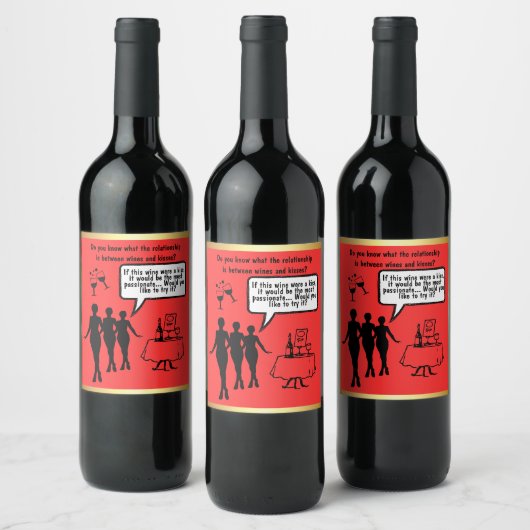 Whisper Your Heart with Custom Wine Labels! Wijn Etiket (Flessen)