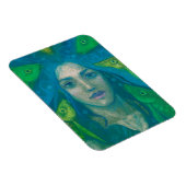 Whisper, Zeemeervis Surreal Fantasy Art Painting Magneet (Rechterzijde)