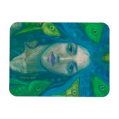 Whisper, Zeemeervis Surreal Fantasy Art Painting Magneet (Horizontaal)