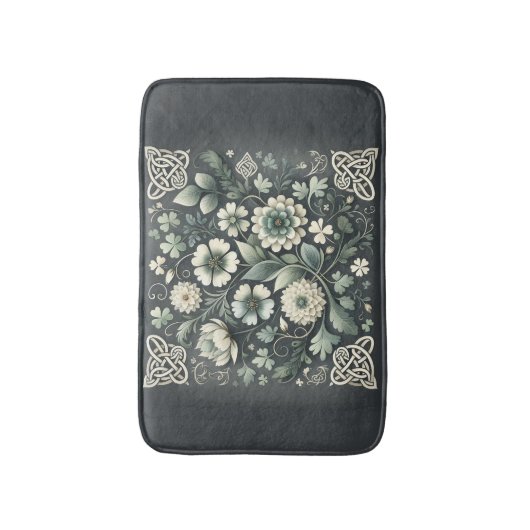 Whispered Clover Knotwork Garden Badmat (Voorkant Verticaal)