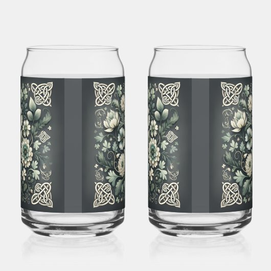 Whispered Clover Knotwork Garden Blikvorm Glas (Rechts)
