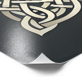 Whispered Clover Knotwork Garden Foto Afdruk (Hoek)