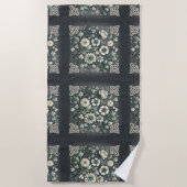 Whispered Clover Knotwork Garden Strandlaken (Voorkant)