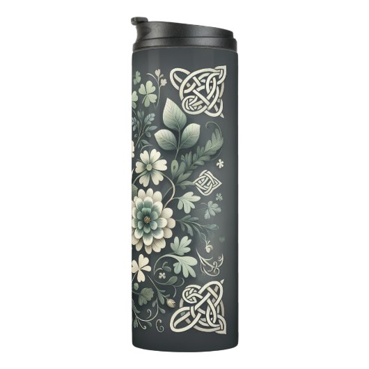 Whispered Clover Knotwork Garden Thermosbeker (Geroteerd rechts)