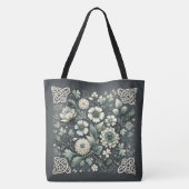 Whispered Clover Knotwork Garden Tote Bag (Achterkant)
