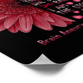 Whispered I'm The Storm Brain Aneurysm Awareness R Poster (Hoek)