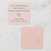 Whispered Words-Volume 1_card# 7 Notitiekaartje (Voorkant / Achterkant)