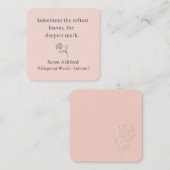 Whispered Words-Volume 1_card# 8 Notitiekaartje (Voorkant / Achterkant)