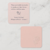 Whispered Words-Volume 1_card# 9 Notitiekaartje (Voorkant / Achterkant)