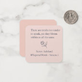 Whispered Words-Volume 1_card# 9 Notitiekaartje (Voorkant / Achterkant in situ)