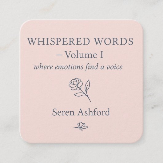 Whispered Words Volume 1: Complete Card Set Notitiekaartje (Voorkant)
