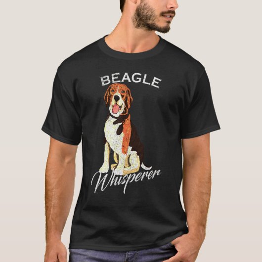 Whisperer Beagles Dog Eigenaar T-shirt (Voorkant)
