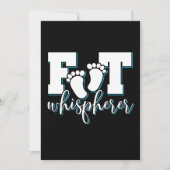 Whisperer - Podiatry Podiatrist Foot Doctor Kaart (Voorkant)