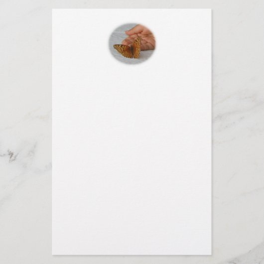 Whisperer Stationery Butterfly Briefpapier (Voorkant)