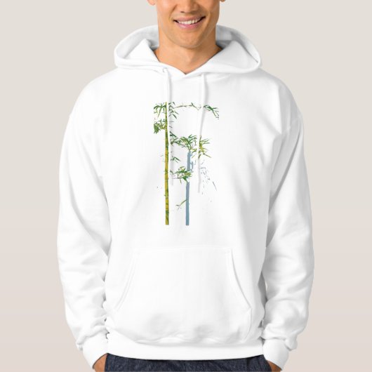 Whispering Bamboo Between Growth and Void Fragment Hoodie (Voorkant)
