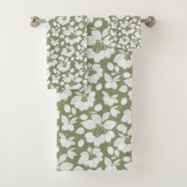 Whispering bessen handdoek set